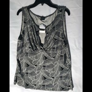 black and white blouse